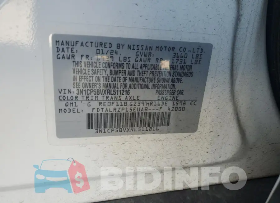 3N1CP5BVXRL511216 Photo# 13