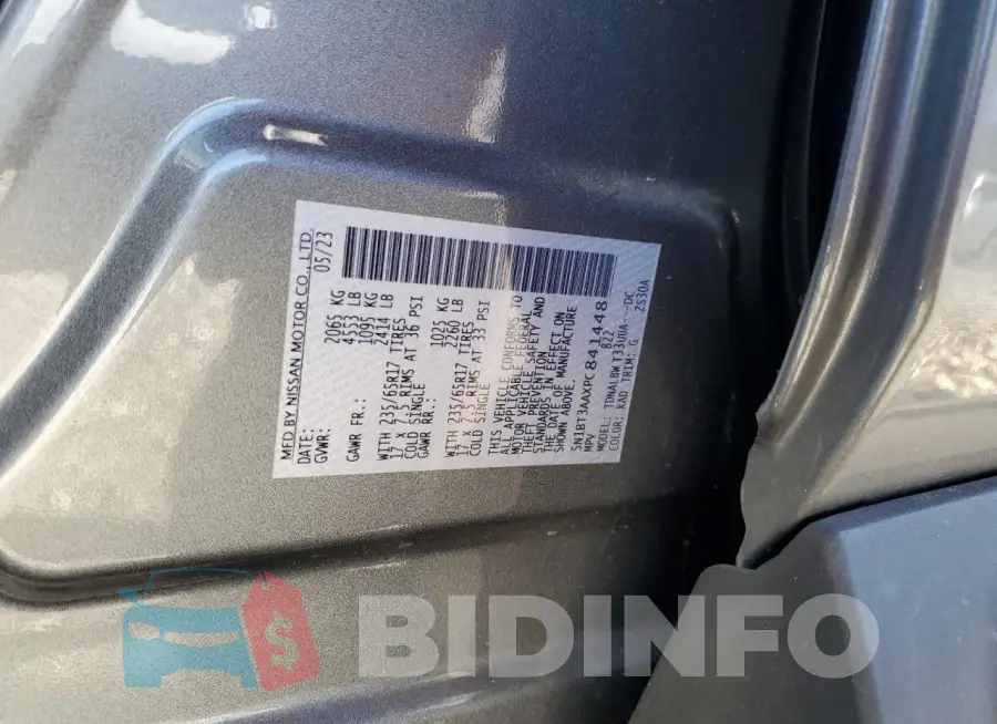 5N1BT3AAXPC841448 Photo# 13