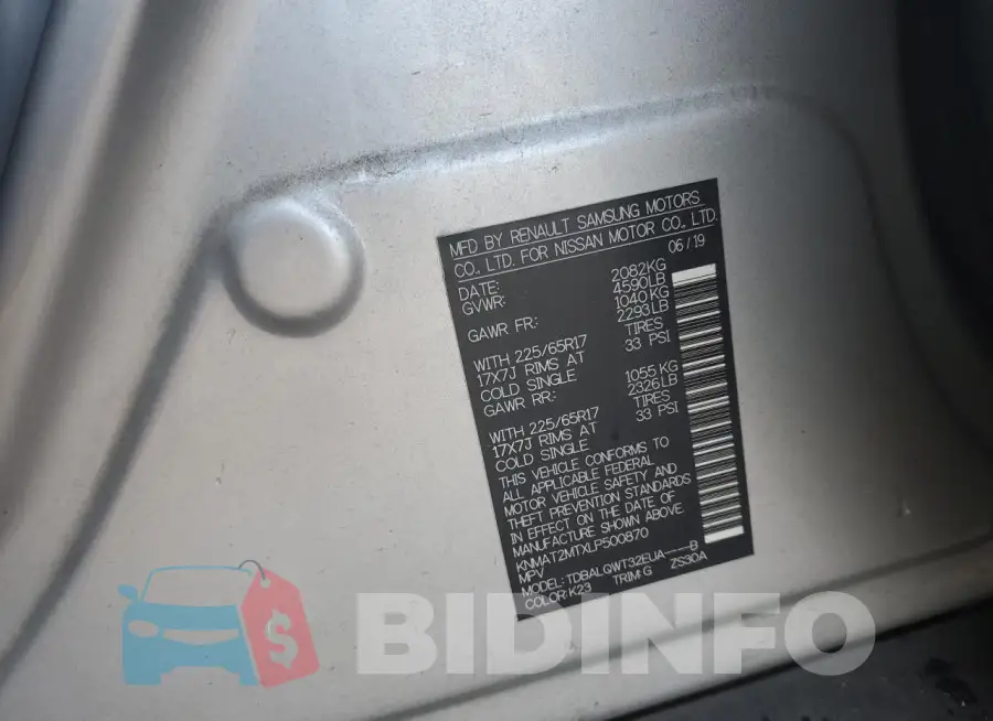 KNMAT2MTXLP500870 Photo# 12