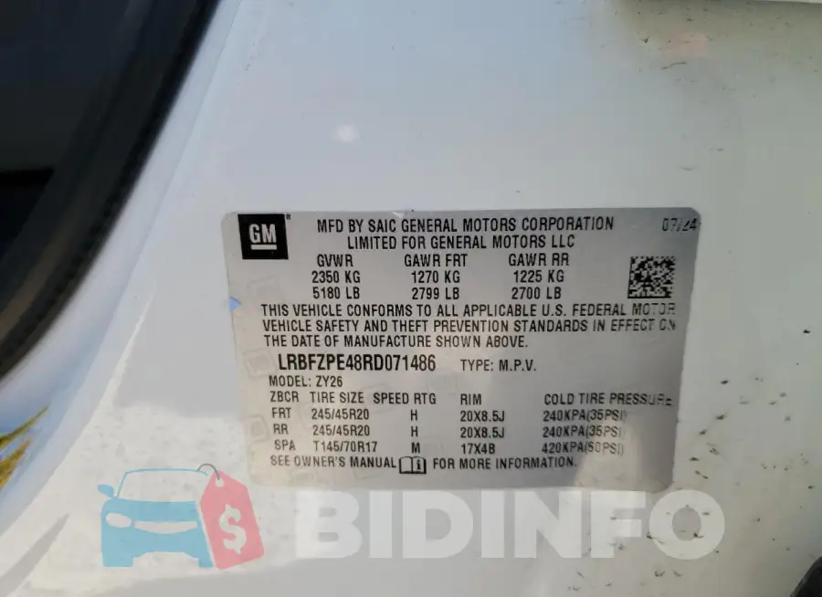 LRBFZPE48RD071486 Photo# 13
