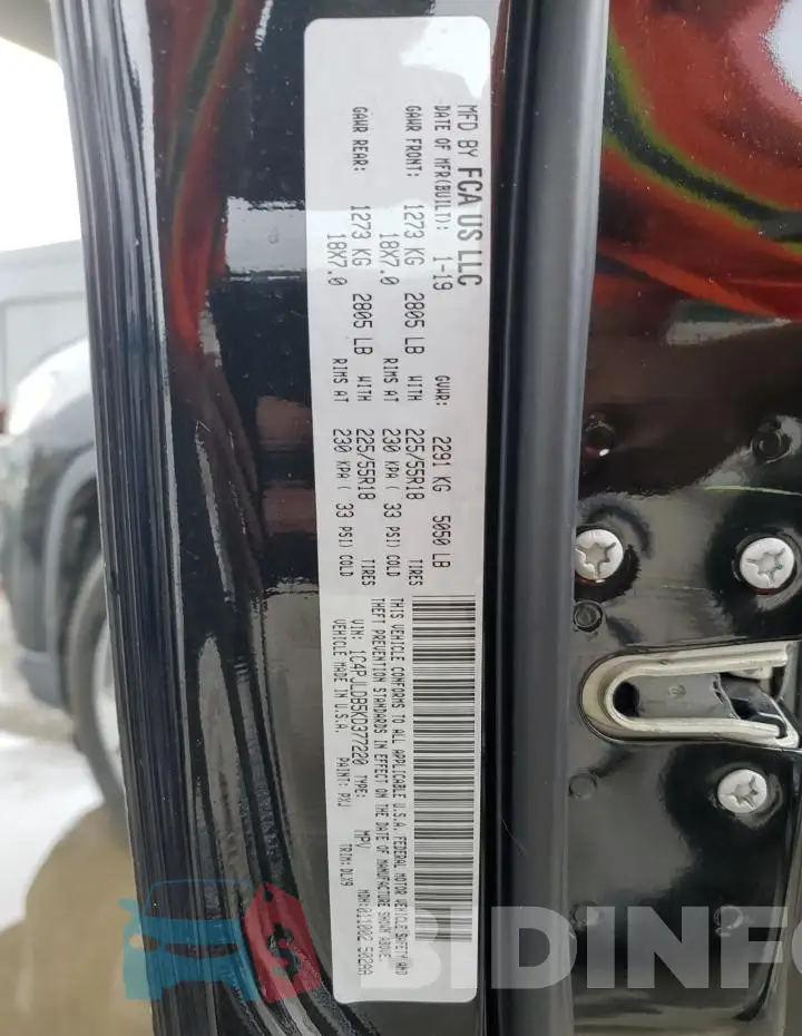 1C4PJLDB5KD377220 Photo# 14