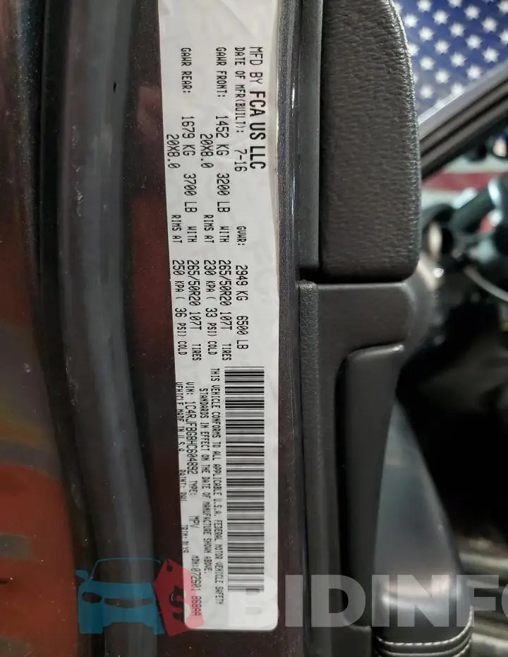 1C4RJFBG8HC604892 Photo# 13