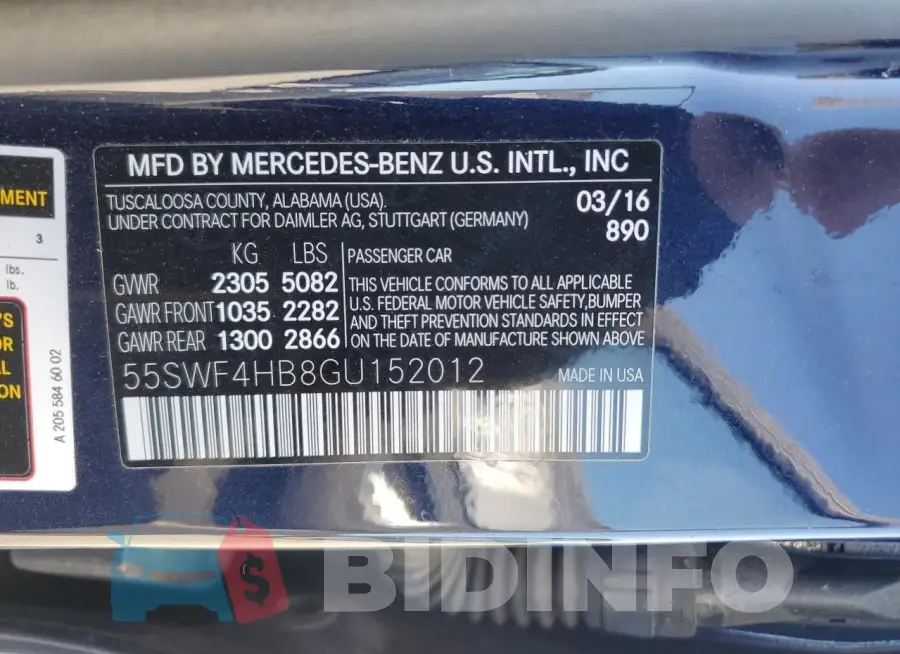 55SWF4HB8GU152012 Photo# 12