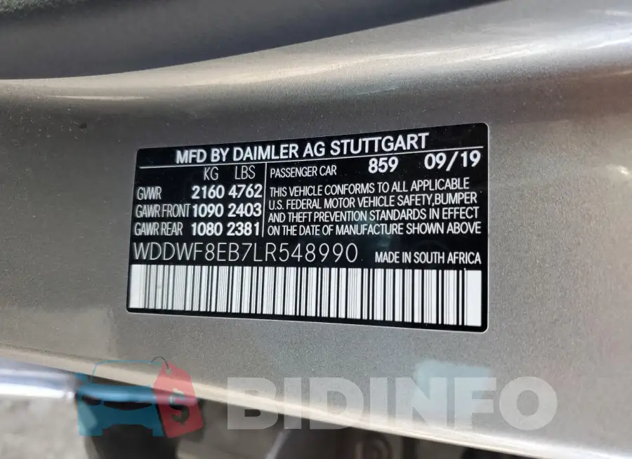 WDDWF8EB7LR548990 Photo# 12