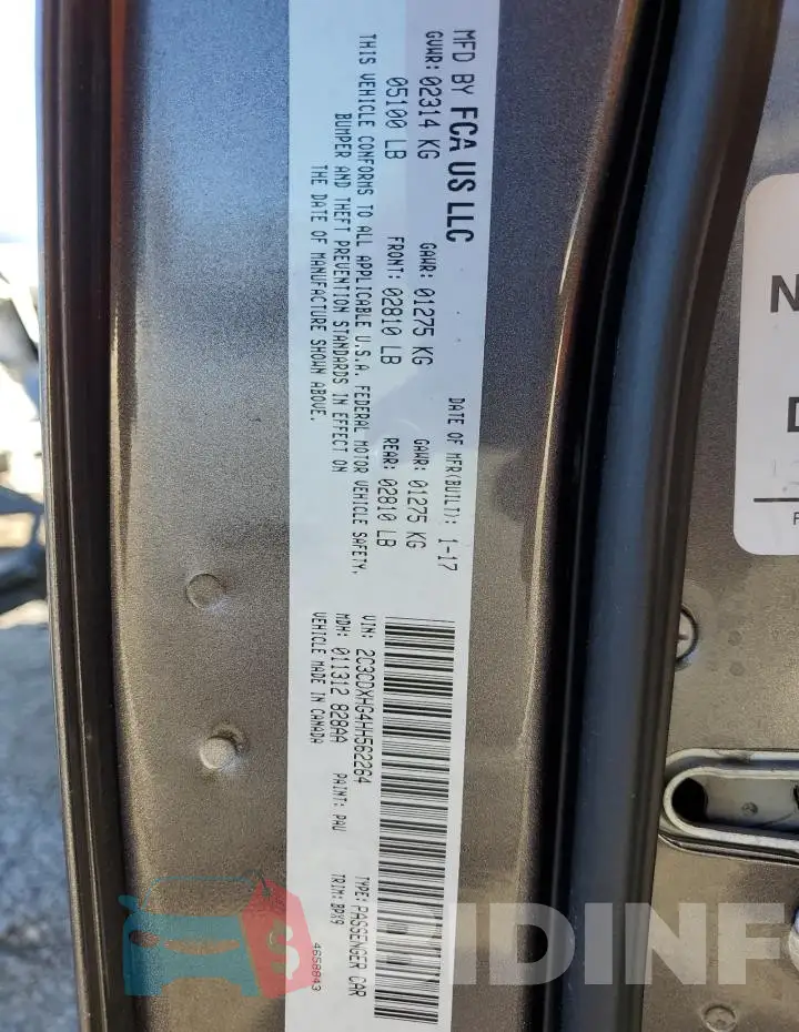 2C3CDXHG4HH562264 Photo# 13