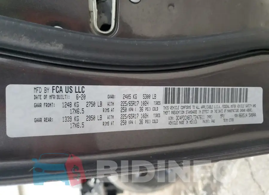 3C4PDCAB7LT247611 Photo# 13
