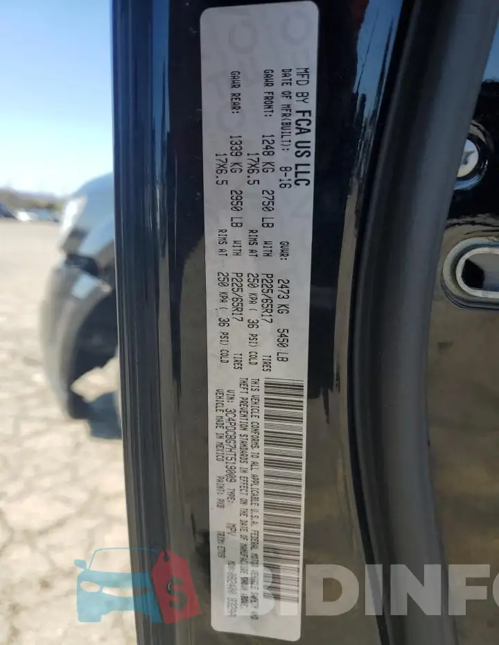 3C4PDCBG7HT519009 Photo# 13