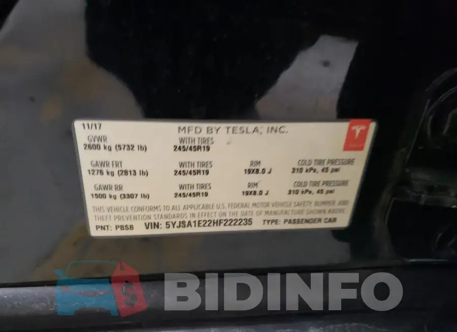 5YJSA1E22HF222235 Photo# 13
