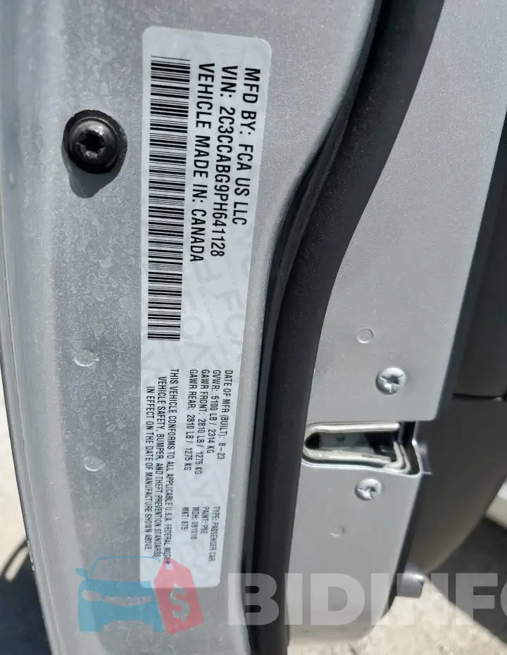 2C3CCABG9PH641128 Photo# 13