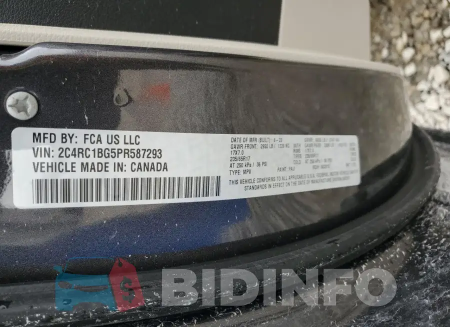 2C4RC1BG5PR587293 Photo# 13