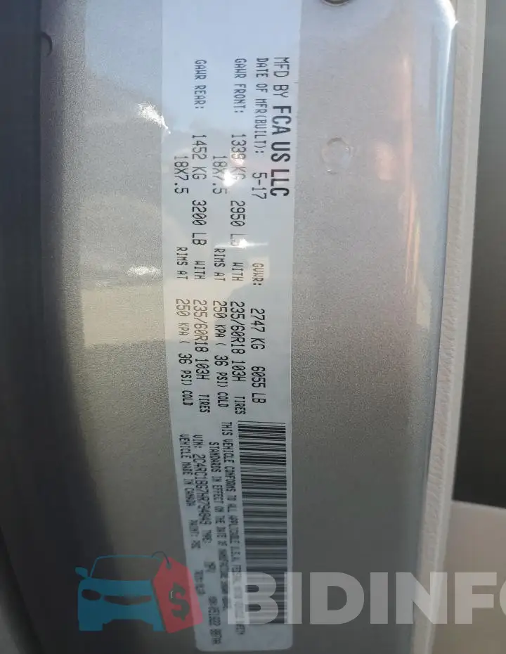 2C4RC1BG7HR794849 Photo# 13