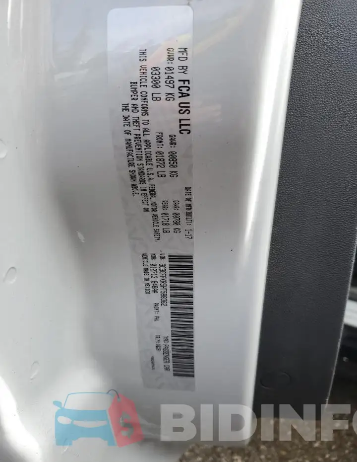 3C3CFFKR5HT588362 Photo# 12
