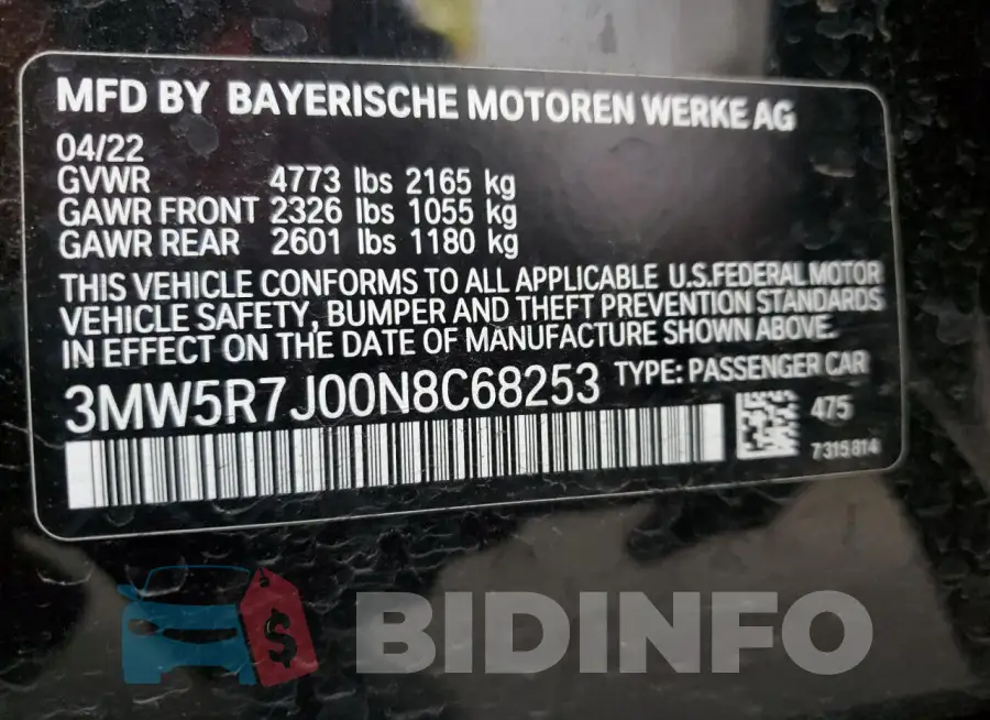 3MW5R7J00N8C68253 Photo# 13