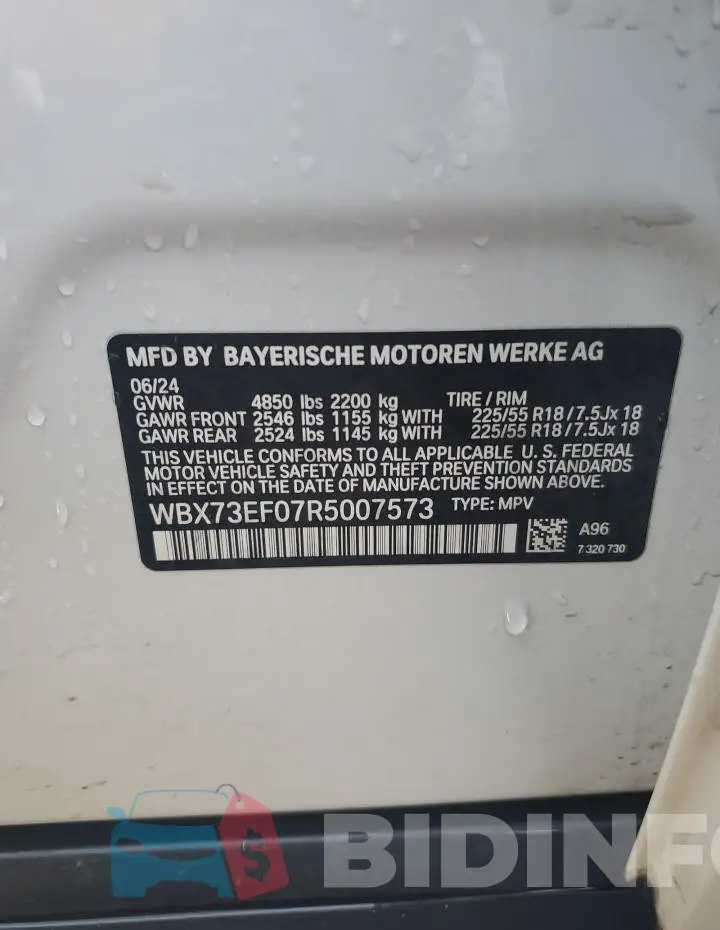 WBX73EF07R5007573 Photo# 13