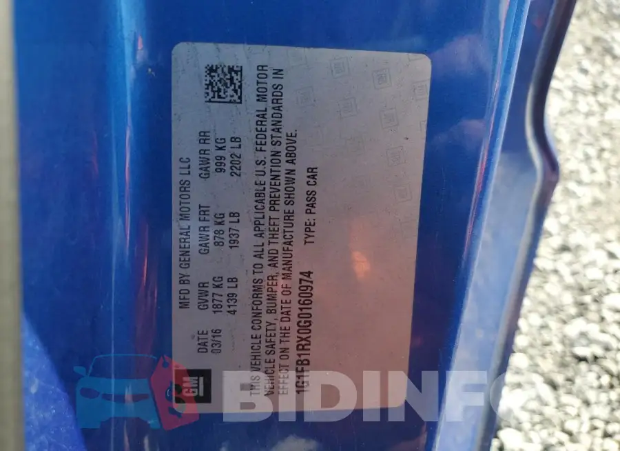 1G1FB1RX0G0160974 Photo# 12