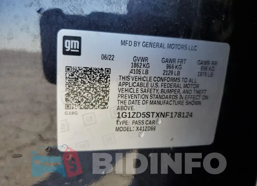 1G1ZD5STXNF178124 Photo# 13
