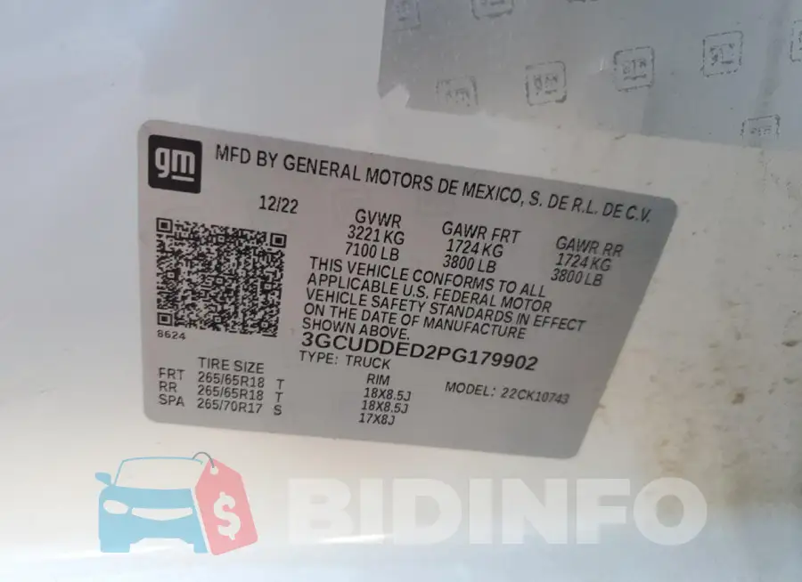 3GCUDDED2PG179902 Photo# 12