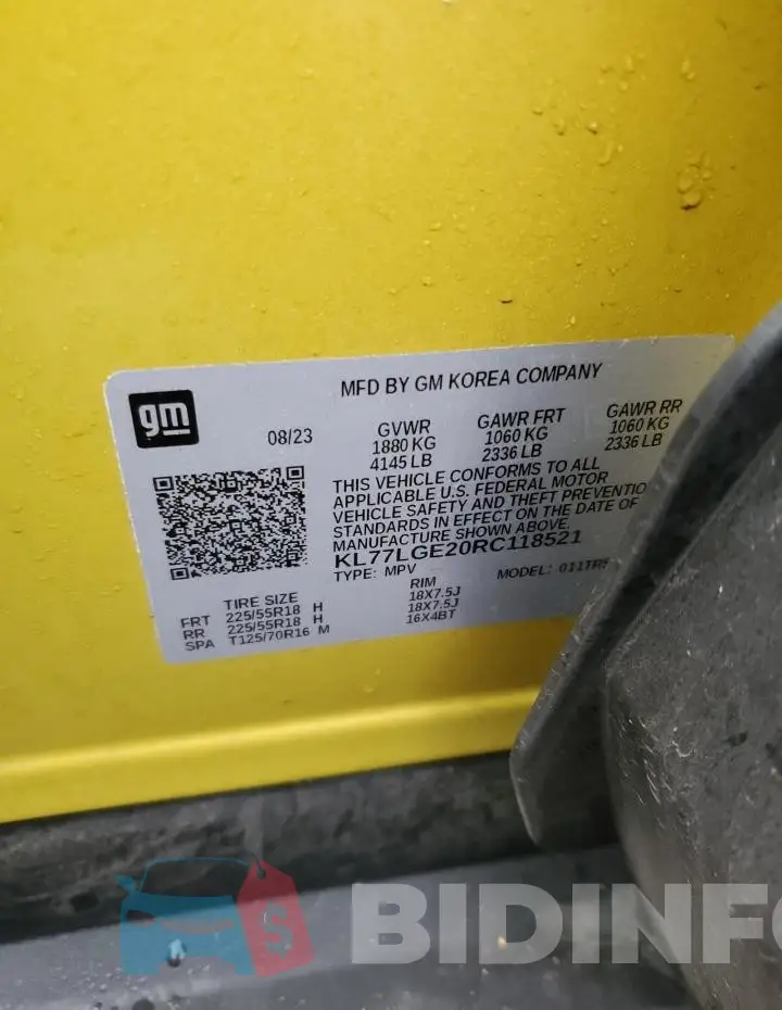 KL77LGE20RC118521 Photo# 13