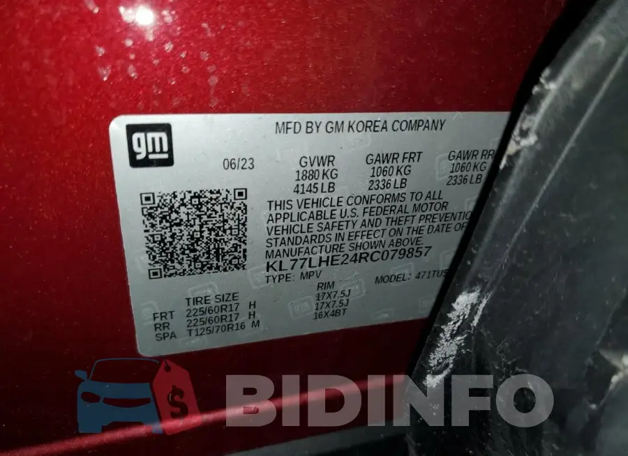 KL77LHE24RC079857 Photo# 13