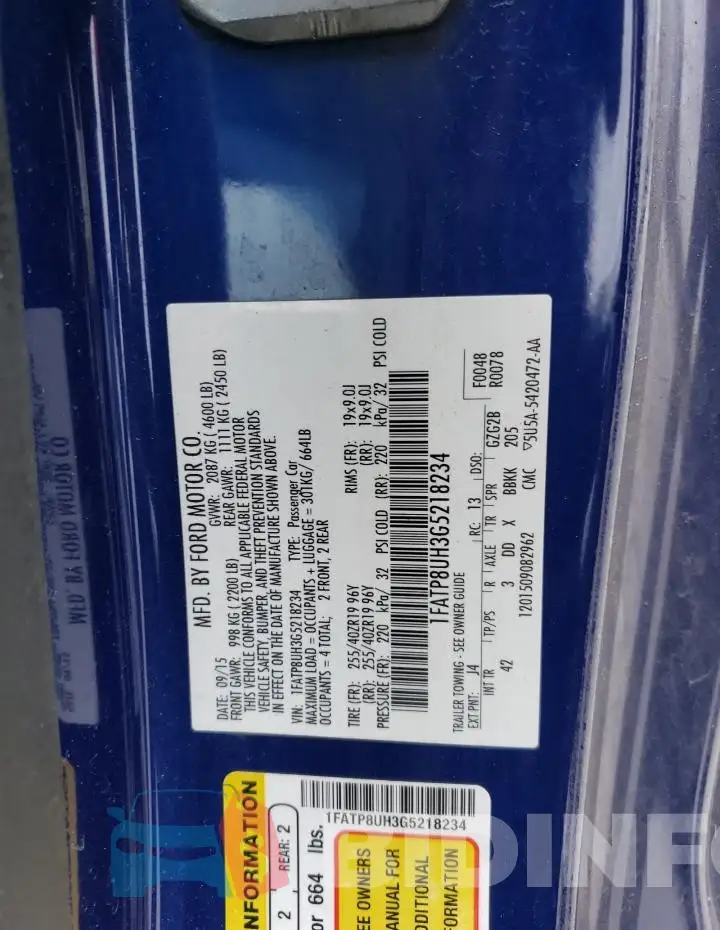1FATP8UH3G5218234 Photo# 12