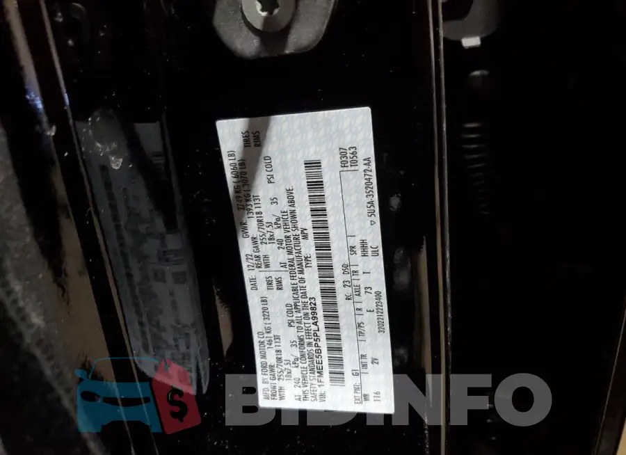 1FMEE5BP5PLA99823 Photo# 13