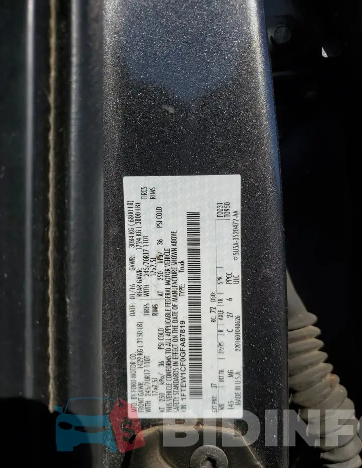 1FTEW1CF0GFA87819 Photo# 12