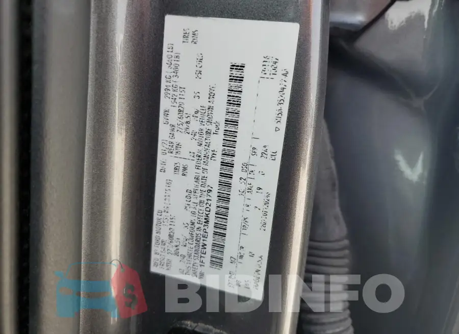 1FTEW1EP3MKD21797 Photo# 12