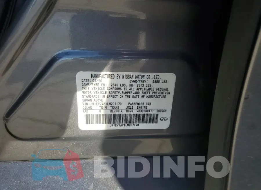 JN1EV7AP1LM207170 Photo# 12