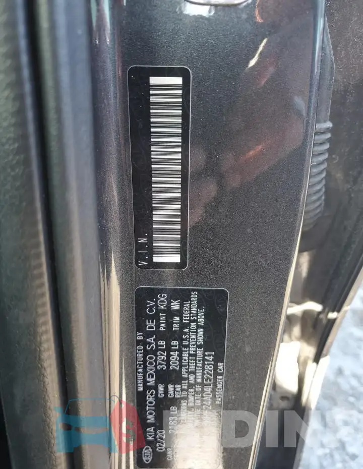 3KPF24AD4LE228141 Photo# 12
