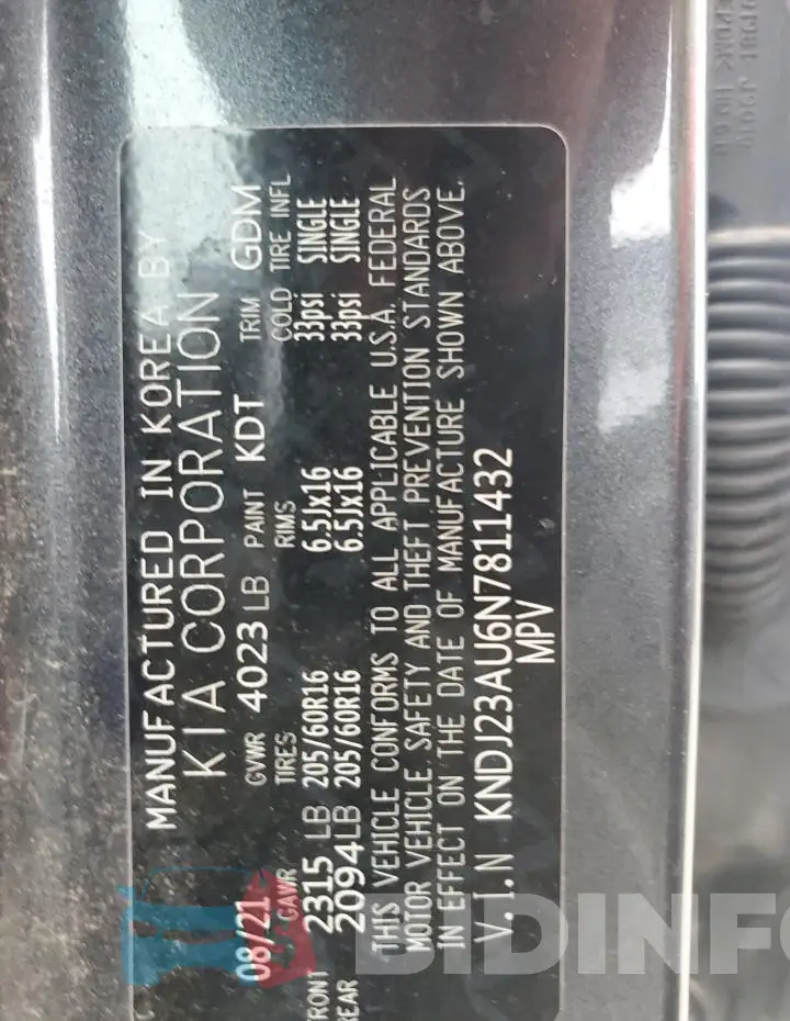 KNDJ23AU6N7811432 Photo# 12