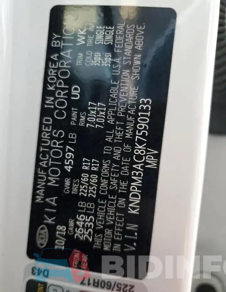 KNDPM3AC8K7590133 Photo# 13