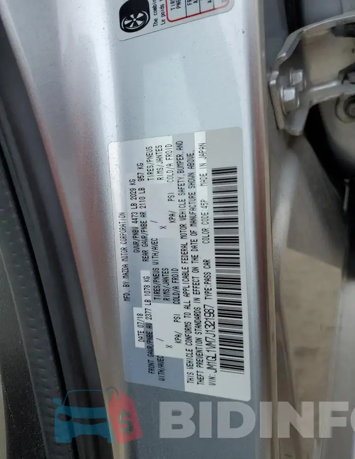 JM1GL1VM7J1321987 Photo# 12