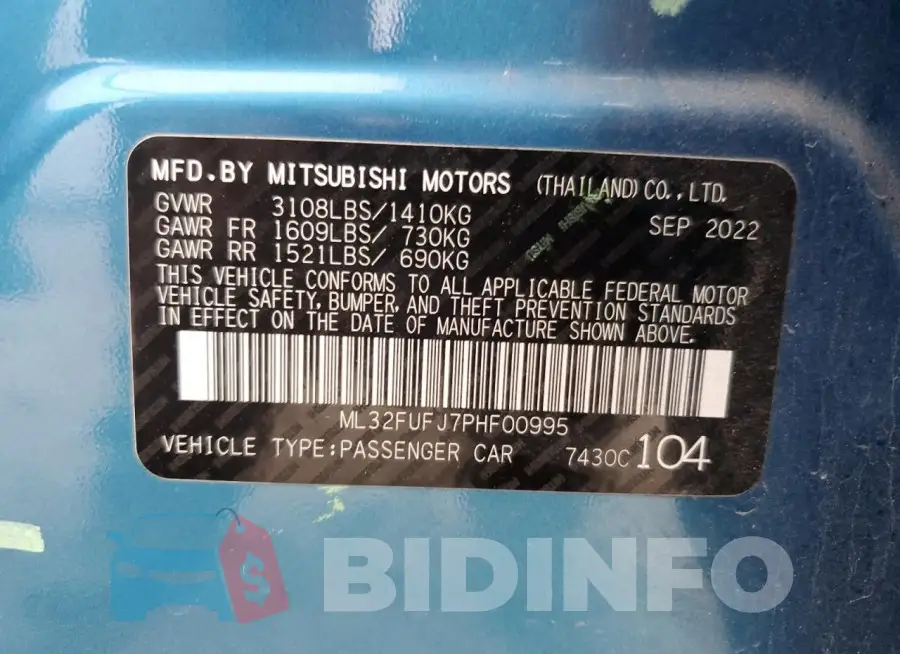 ML32FUFJ7PHF00995 Photo# 13