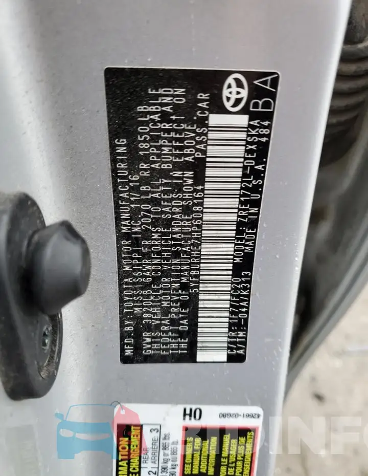 5YFBURHE7HP608164 Photo# 12
