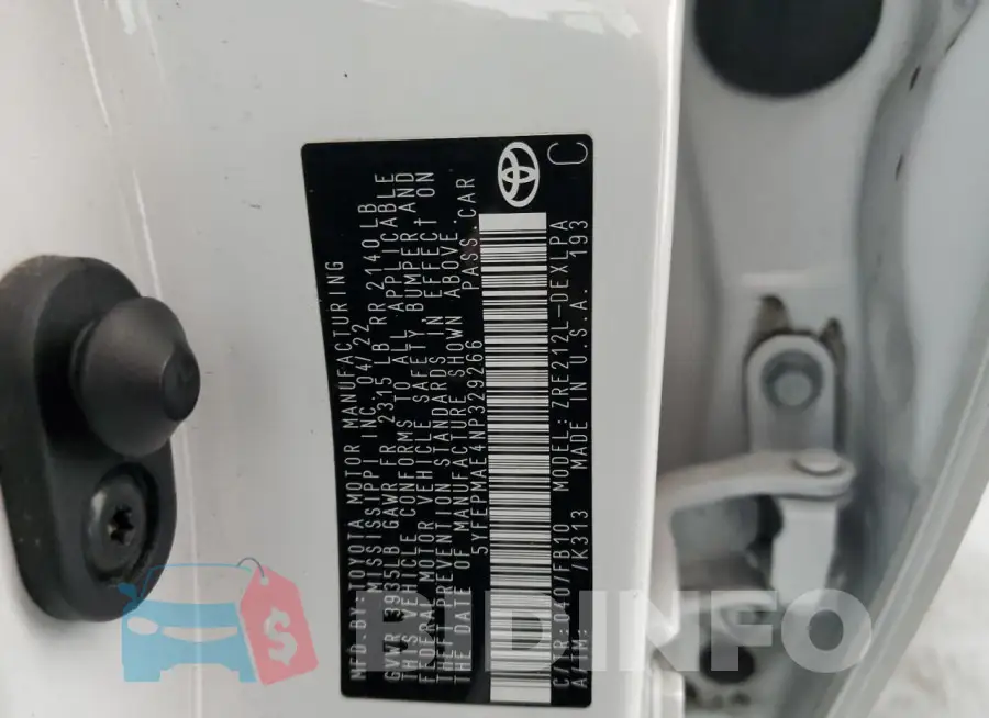 5YFEPMAE4NP329266 Photo# 13