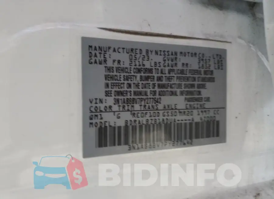 3N1AB8BV7PY277642 Photo# 12