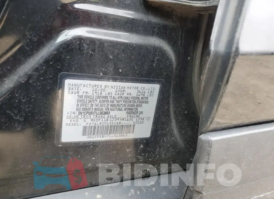 3N1CP5BV7LL563863 Photo# 14