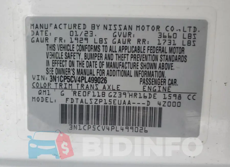3N1CP5CV4PL499026 Photo# 13