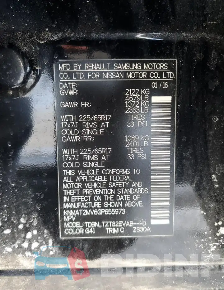 KNMAT2MV6GP655973 Photo# 13