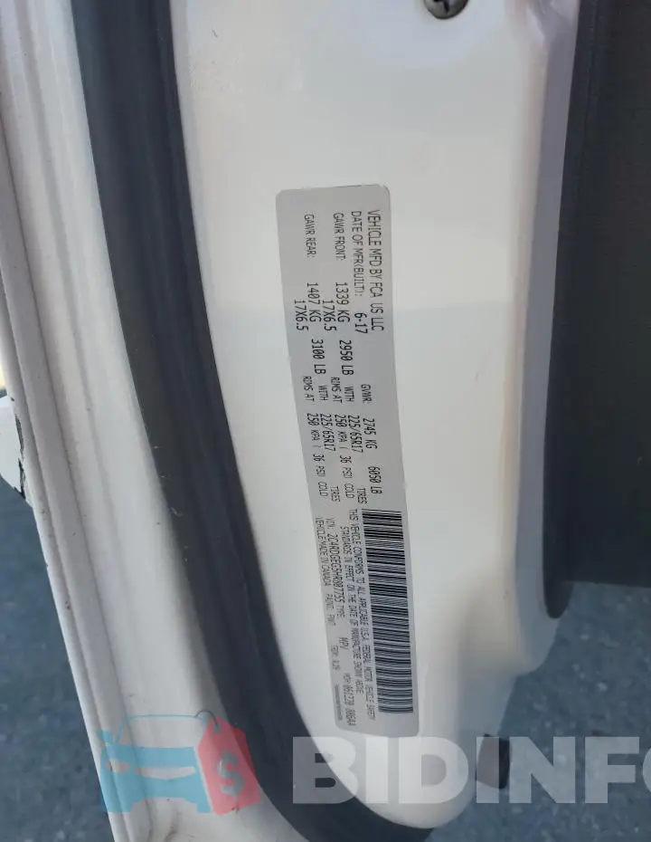 2C4RDGEG5HR807755 Photo# 13