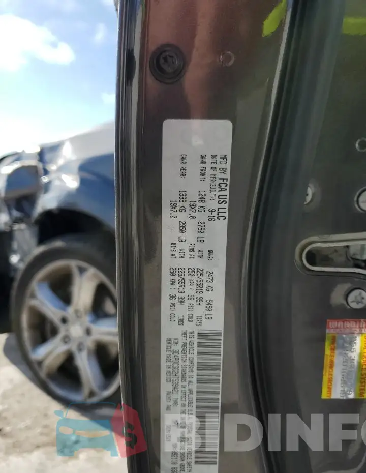 3C4PDCGG2HT539421 Photo# 13