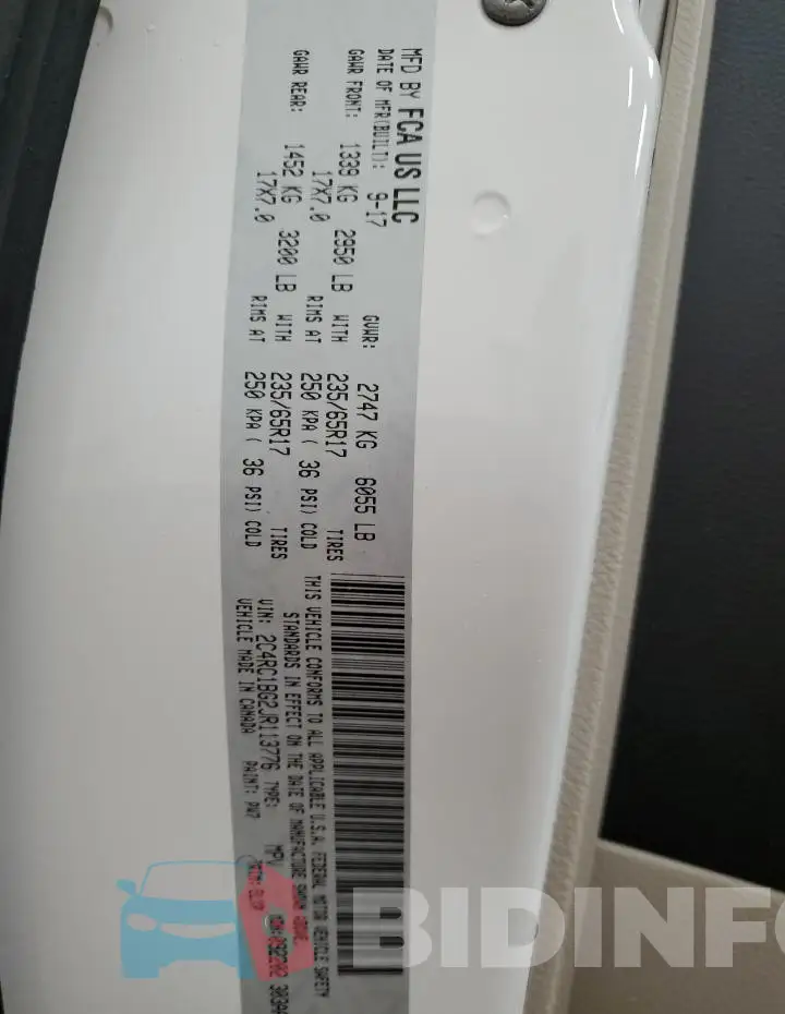 2C4RC1BG2JR113776 Photo# 13