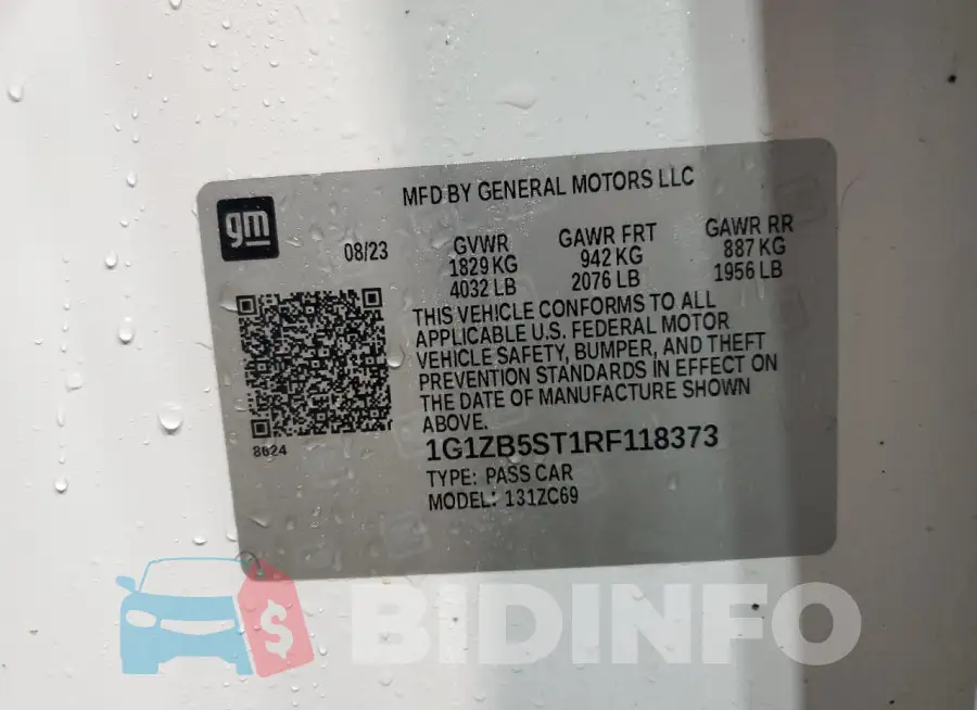1G1ZB5ST1RF118373 Photo# 13