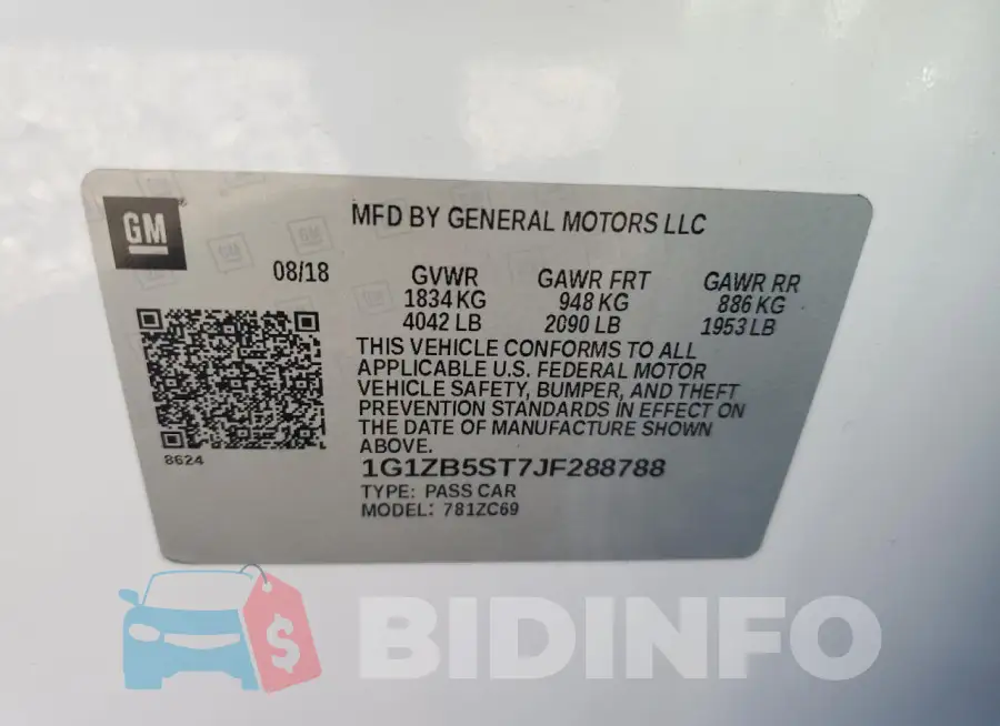 1G1ZB5ST7JF288788 Photo# 12