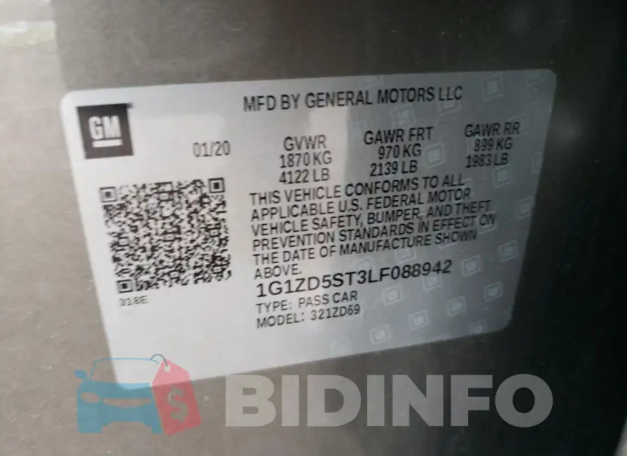 1G1ZD5ST3LF088942 Photo# 12