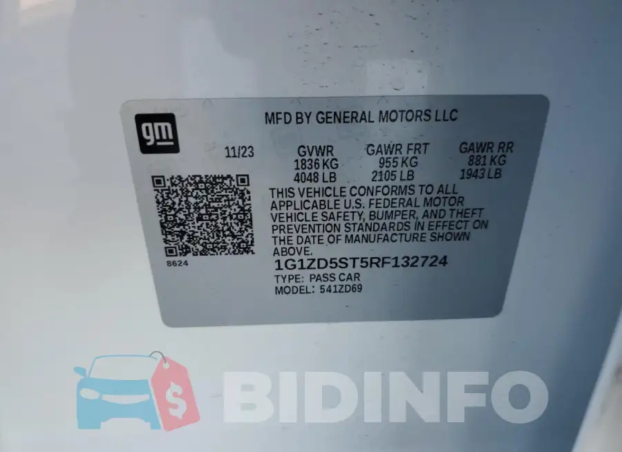 1G1ZD5ST5RF132724 Photo# 12