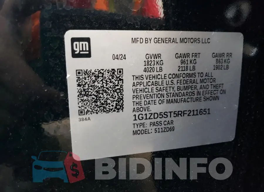 1G1ZD5ST5RF211651 Photo# 12