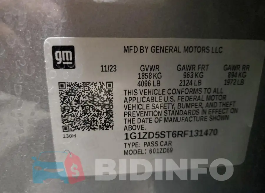 1G1ZD5ST6RF131470 Photo# 12