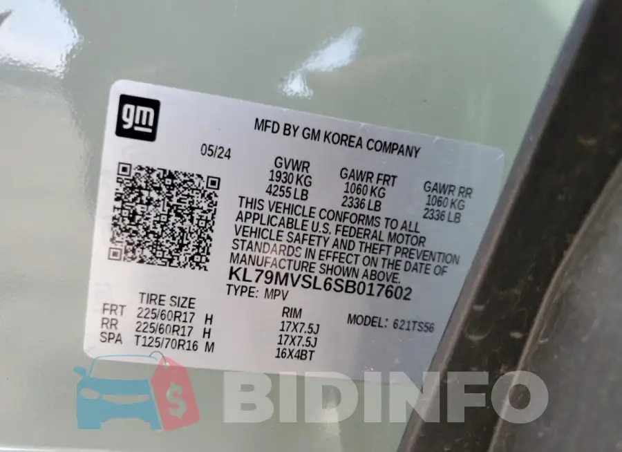 KL79MVSL6SB017602 Photo# 13