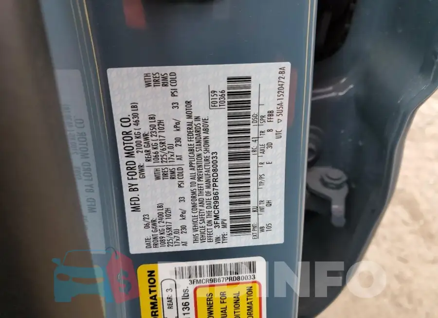3FMCR9B67PRD80033 Photo# 14